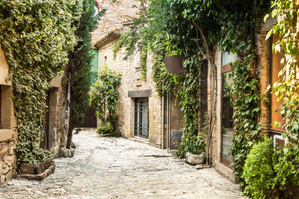 Peratallada - Costa Brava stock photo