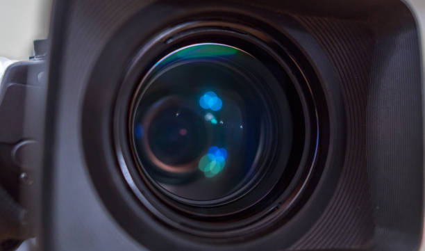 istock the lens of the television camera 908307562