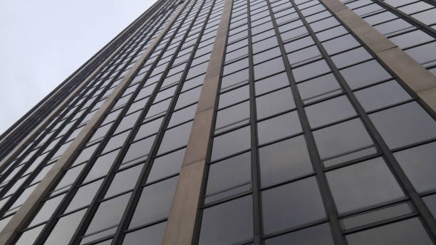 istock Grey Office Building in Paris, France 908314032