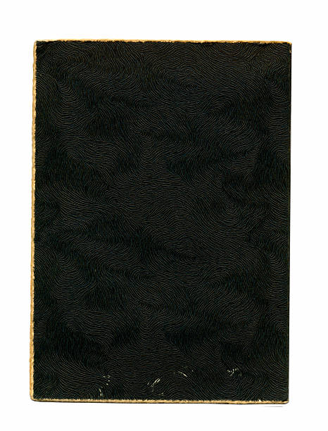 Black Journal (swirly texture) stock photo