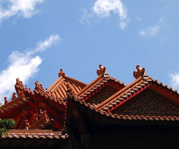 istock Roofs of Chinese Temples 90832955