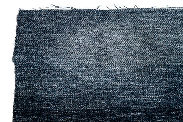 istock Piece of dark jeans fabric 908333820