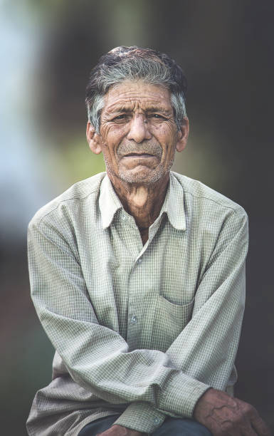 istock Portrait of an old Indian man. 908333842