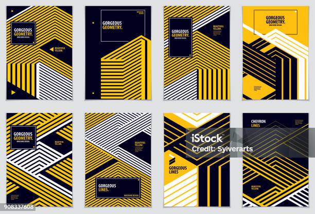 Minimal Flyers Booklets Annual Reports Cover Templates Web Commerce Or Events Vector Graphic Design Templates Set Covers With Minimal Design A4 Print Format Stock Illustration - Download Image Now