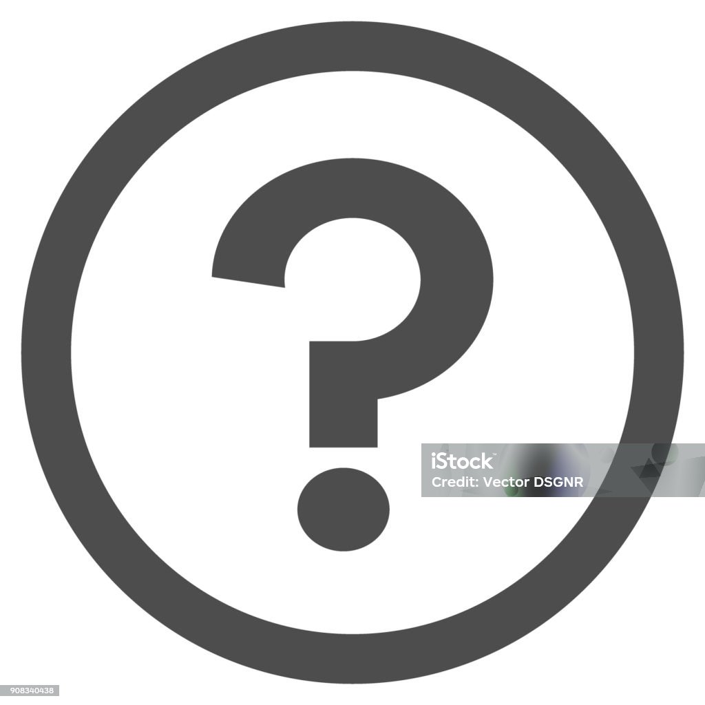 Question mark (FAQ) in circle. Vector icon Question mark (FAQ) in circle. Vector icon. Question Mark stock vector