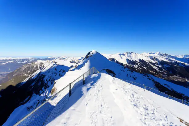 Photo of View of the ski resort Jungfrau Wengen