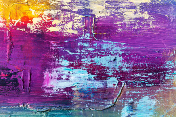 istock Artists oil paints multicolored closeup abstract background 908352958
