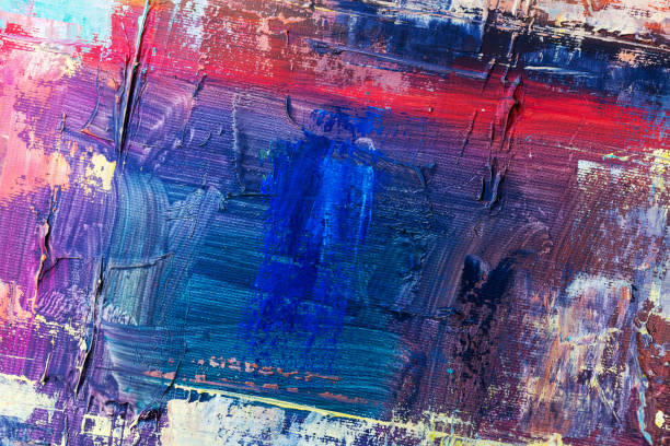 istock Artists oil paints multicolored closeup abstract background 908353474