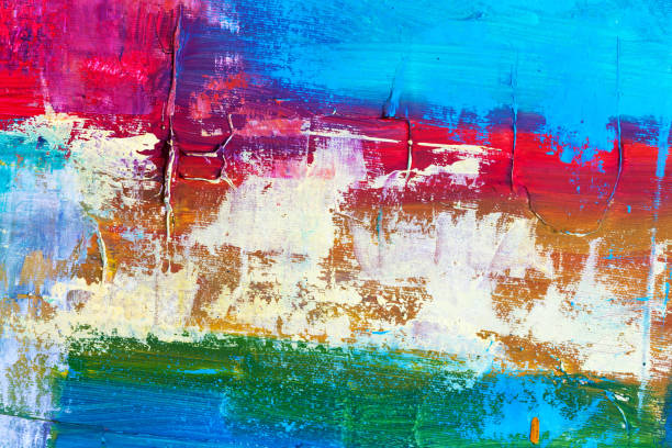 istock Artists oil paints multicolored closeup abstract background 908353584
