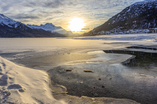 istock Winter at lake St. Moritz Switzerland 908356914