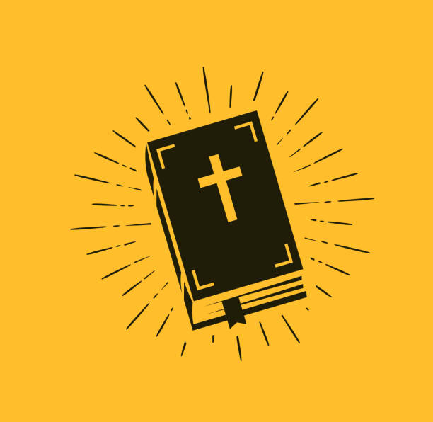 istock Holy Bible symbol. Worship, church, psalm icon. Vector illustration 908363896
