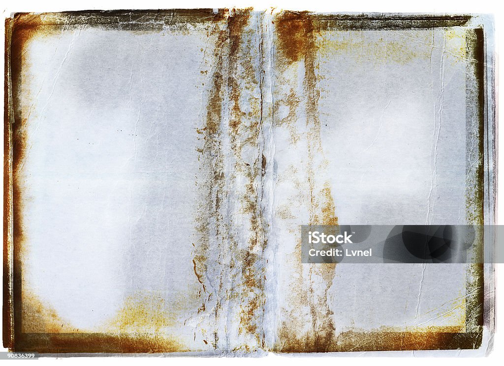 grunge libro diffusione - Foto stock royalty-free di Album di ritagli