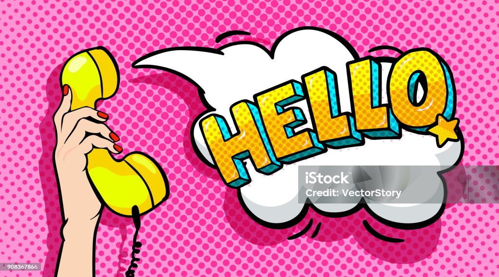Beautiful Young Woman Talking On The Phone Stock Illustration - Download Image Now - Telephone, Comic Book, Cartoon - iStock Beautiful Young Woman Talking On The Phone Stock Illustration - Download Image Now - Telephone, Comic Book, Cartoon - iStock