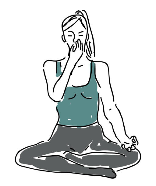 140+ Pranayama Breathing Stock Illustrations, Royalty-Free Vector Graphics & Clip Art - iStock