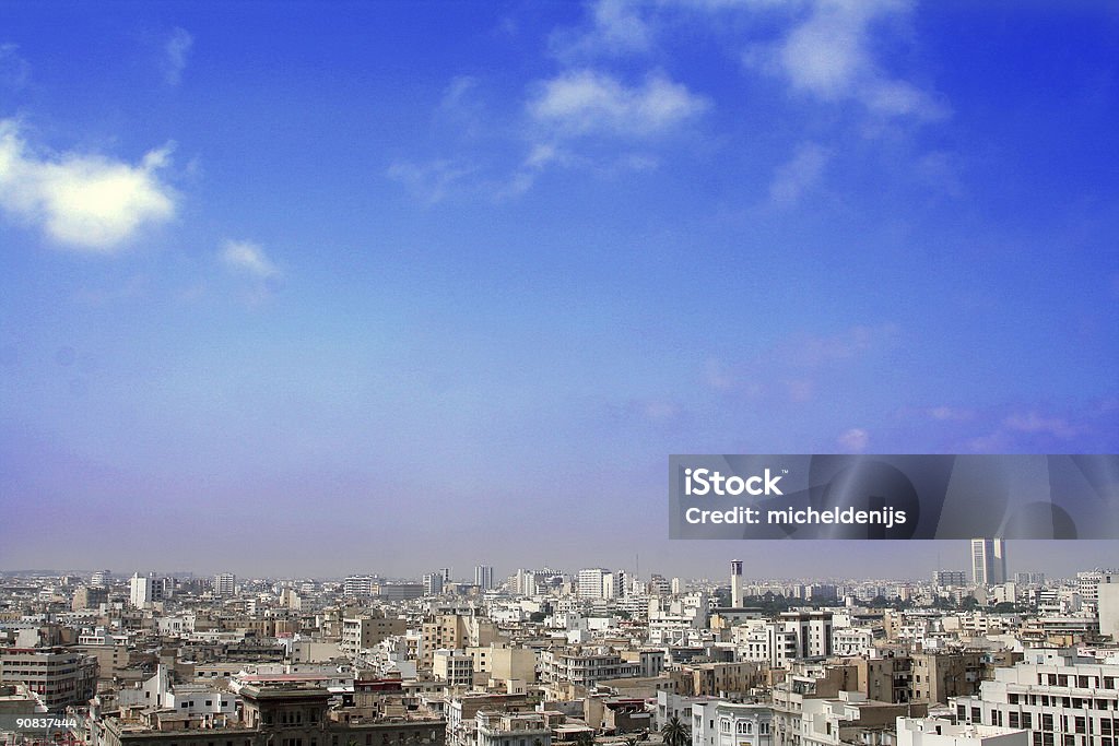 Poluição atmosférica cidade - Foto de stock de Marrocos royalty-free