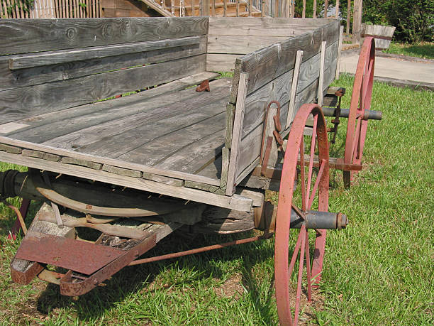 istock antique wooden wagon 90838179
