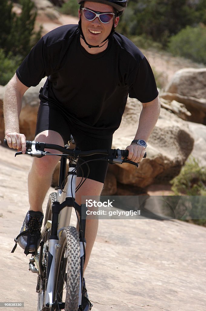 Man on mountain bike  Cycling Stock Photo