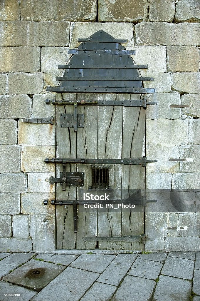 Old Tür - Lizenzfrei Abschirmen Stock-Foto