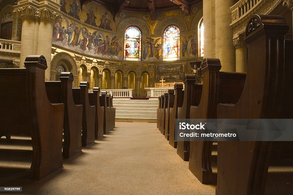 Church  Aisle Stock Photo