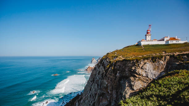 istock famous lighthouse ocean portugal 908403966