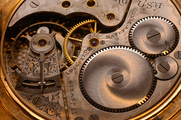 istock Golden Watch Gears 90840416