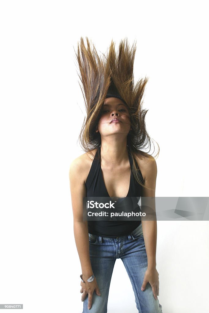 Девушка в стиле панк - Стоковые фото Азия роялти-фри