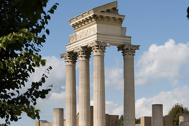 Tempio Romano - foto stock