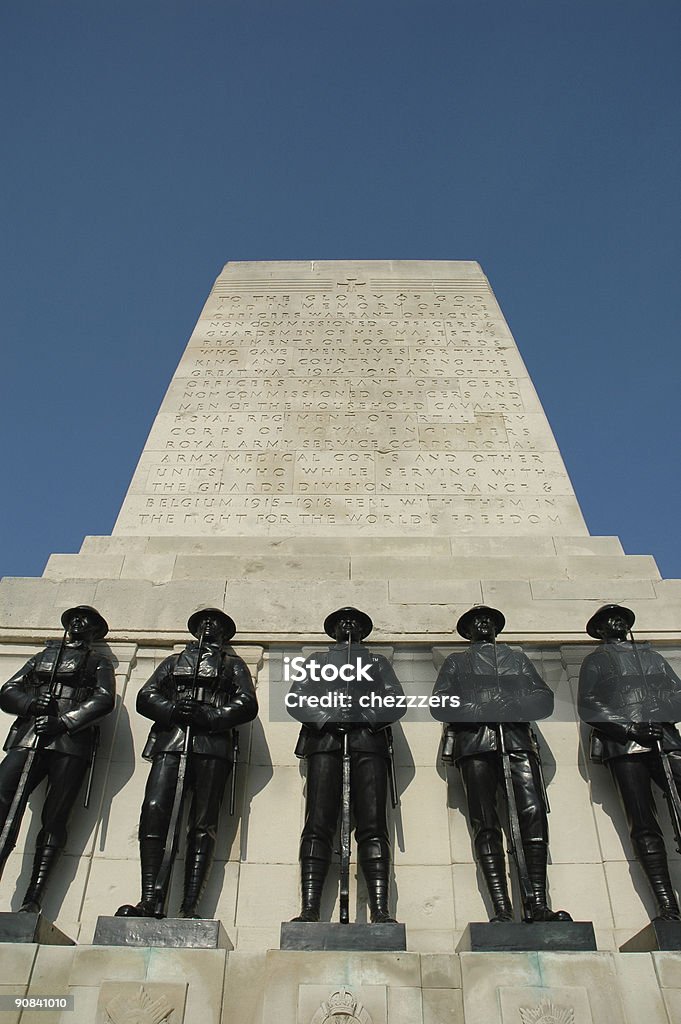 Guards Memorial (Portrait)  Allied Forces Stock Photo