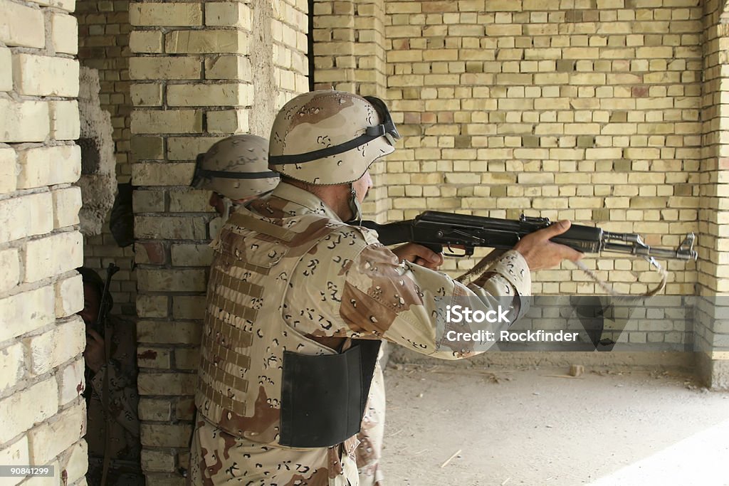 Esercito dell'Iraq - Foto stock royalty-free di Abbigliamento mimetico