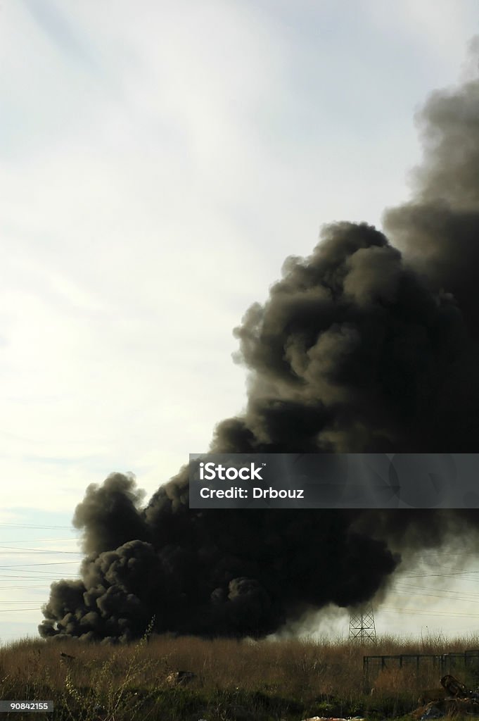 Catástrofe de incendios - Foto de stock de Aire libre libre de derechos