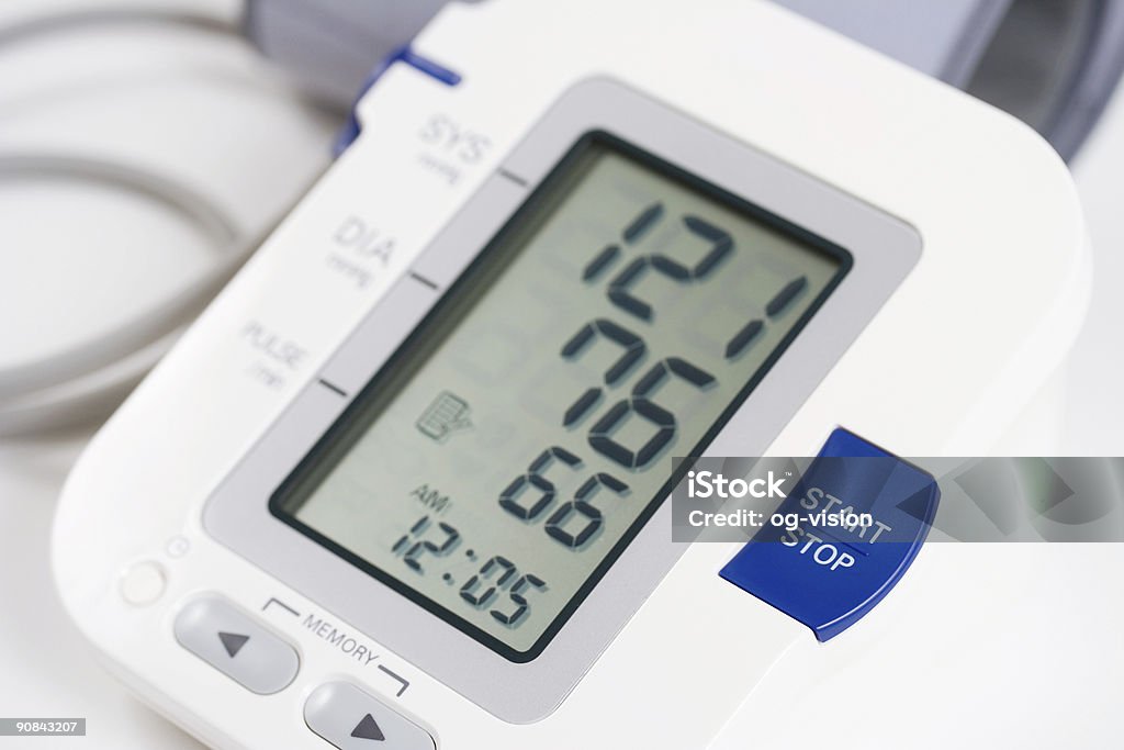 Blutdruck-Messgerät - Lizenzfrei Anzeigeinstrument Stock-Foto