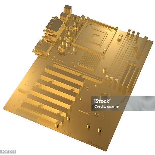 Computador Mainboard - Fotografias de stock e mais imagens de Bloco Espiral - Bloco Espiral, Bloco de Ligação, Cabo Scsi