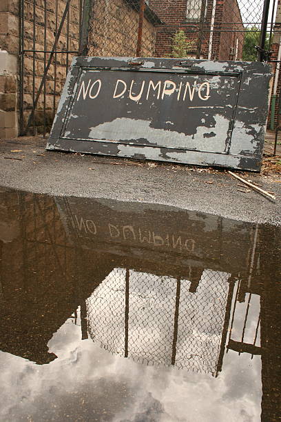 No Dumping stock photo