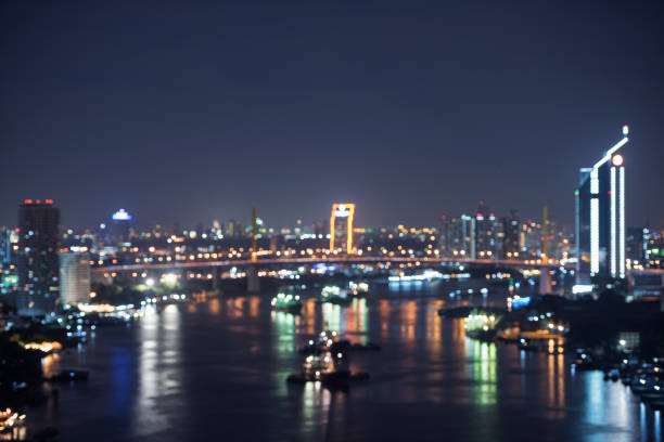 istock Out of focus Bangkok city 908439700