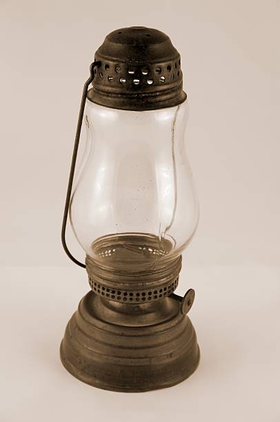 istock Antique Round Skating Lantern monochrome 90844940