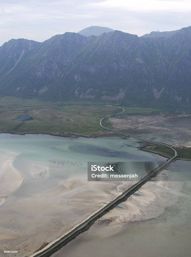 Meer bei Ebbe - Lizenzfrei Anhöhe Stock-Foto