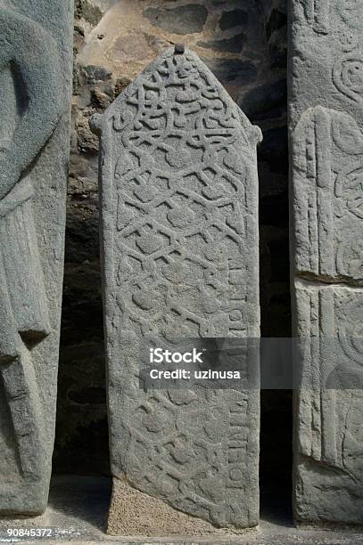 Celtic Gravestone Stock Photo - Download Image Now - Celts - Ancient Peoples, Stone - Object, Stone Material