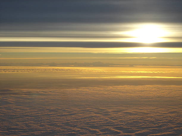beautiful sky above clouds - fsachs78 stockfoto's en -beelden