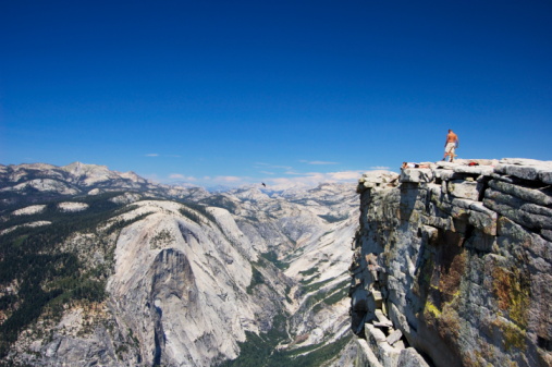 On Top of Half Dome, Yosemite National Park.