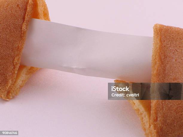 Fortune Cookie Stock Photo - Download Image Now - Asian Food, Behind, Blank