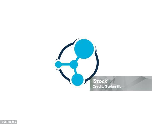 Atom Icon Stock Illustration - Download Image Now - Logo, Science, Technology