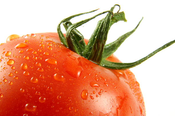 Macro Close-up of a tomate - foto de stock