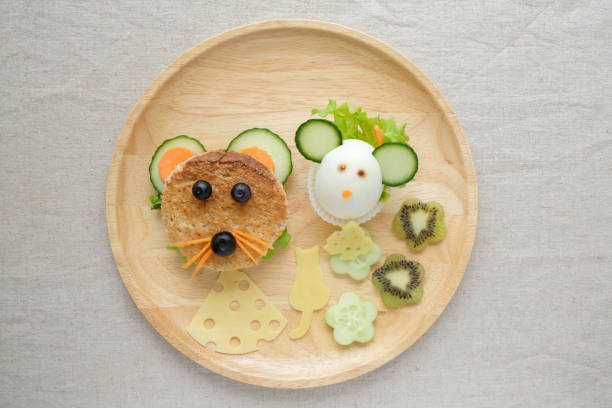 istock mouse rat lunch plate, fun food art for kids 908478284