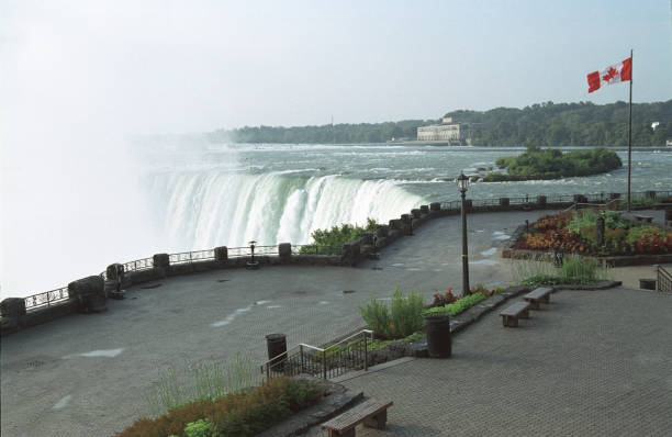 Niagara and Table rock stock photo