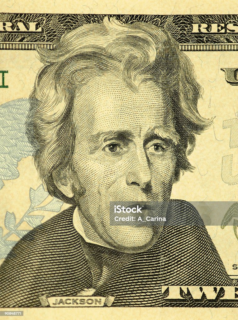 Jackson - Foto de stock de Andrew Jackson - Presidente de los Estados Unidos libre de derechos