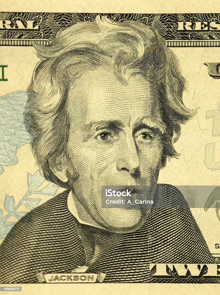 Jackson - Royalty-free Andrew Jackson - Presidente dos EUA Foto de stock