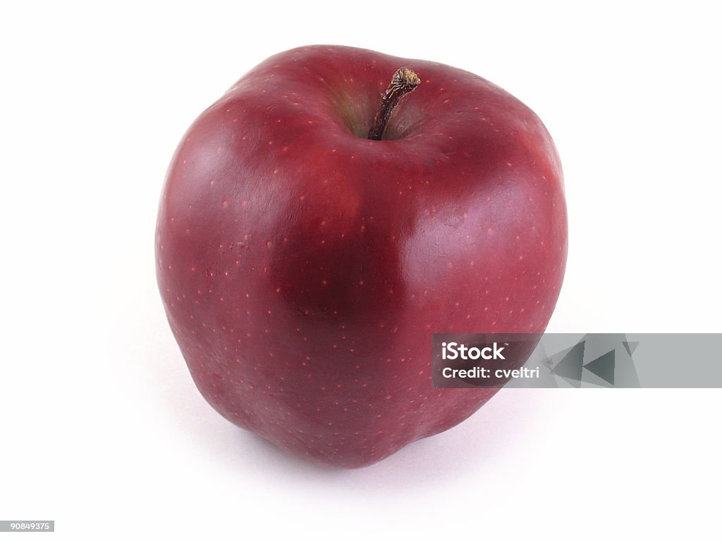 Apple An apple isolated on a white background. Apple - Fruit Stock Photo