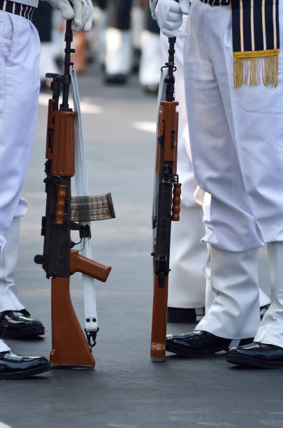 istock Soldiers with AK-47 908494072