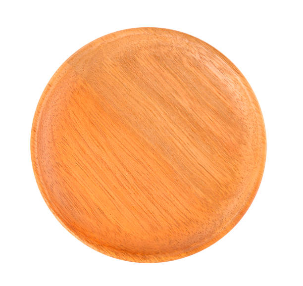 istock wooden plate isolated on white background 908494232