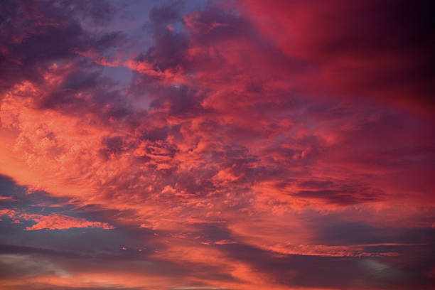 Sunset Rotterdam stock photo